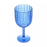 Taca de Acrilico Orquidea Azul 350ml Wolff Bebidas e Coqueteis