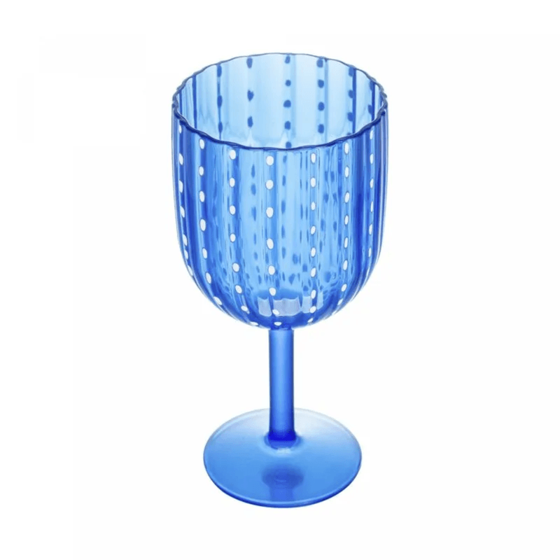 Taca de Acrilico Orquidea Azul 350ml Wolff Bebidas e Coqueteis