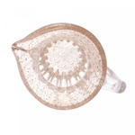 Jarra de Vidro Italia Transparente e Dourado 800ml Wolff Luxo