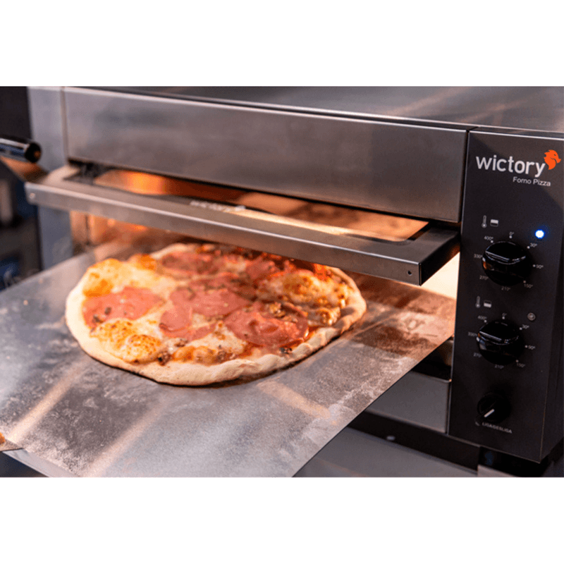 Forno de Pizza Eletrico Wictory WP-50 220V com Pedra Refrataria