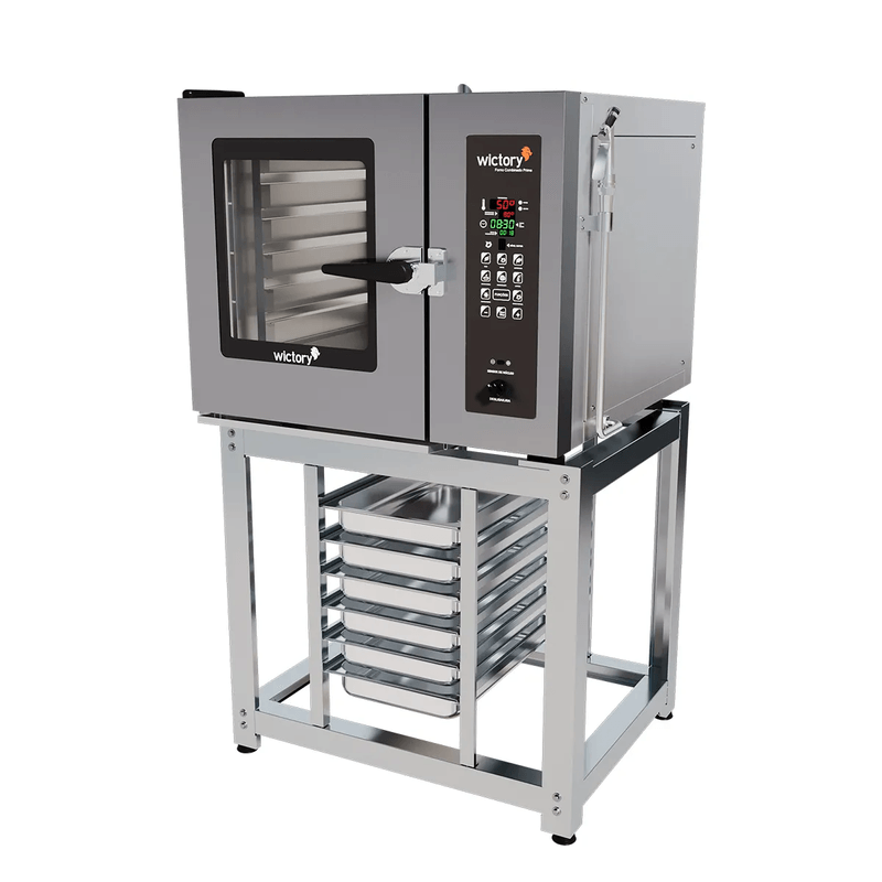 Forno Combinado Wictory WCP-05 220V Trifasico com Cavalete