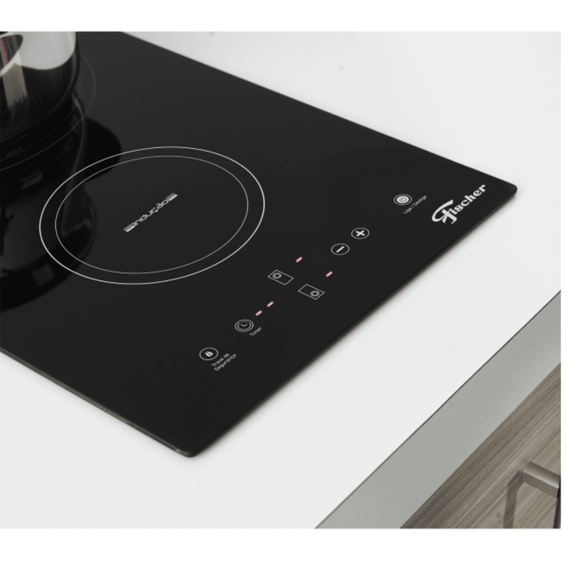Cooktop de Inducao 2 Bocas com Touch Screen Vitroceramica Fischer 220V