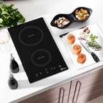 Cooktop de Inducao 2 Bocas com Touch Screen Vitroceramica Fischer 220V