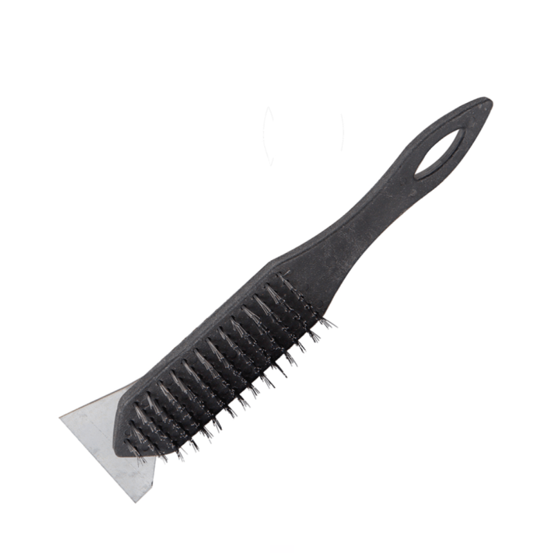 Escova de Aco 6 Fileiras com Raspador Original Line