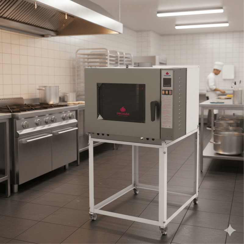 FORNO TURBO GAS 5 ESTEIRAS PROGAS