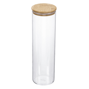 Pote Hermético 2 Litros Com Tampa de Bambu Oikos