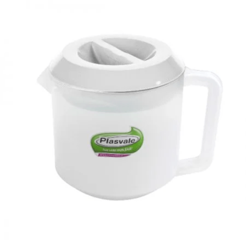 Jarra Plastica Branca 1L- PLASVALE