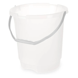 Balde Transparente de Plastico 20L - PLASVALE