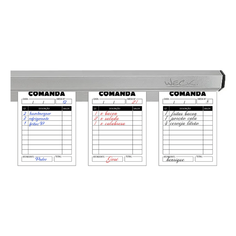 Porta Comanda Aluminio 90cm - WECK