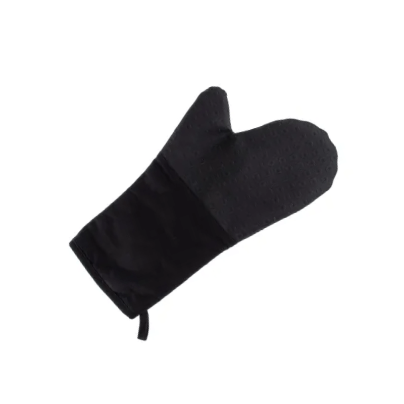 Luva de Silicone e Algodao 35cm Preto -  WECK