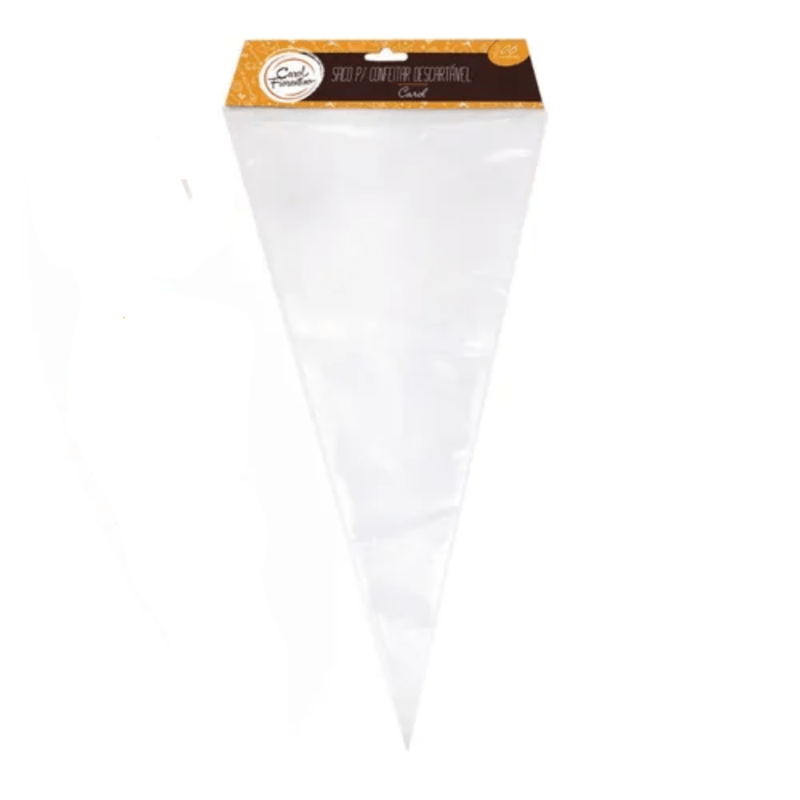 Saco para Confeitar Descartavel 54cm 6 Unidades Carol Fiorentino - YANGZI