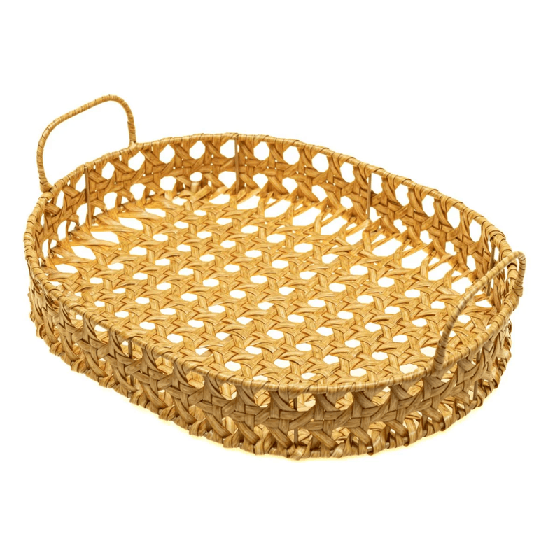 Cesta Oval com Alca 34x26x5cm - YANGZI