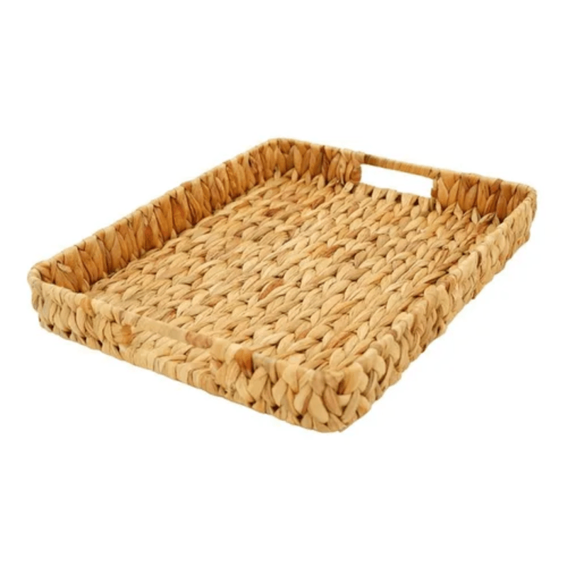 Bandeja Retangular Seagrass Natural 40x32x6cm - YANGZI
