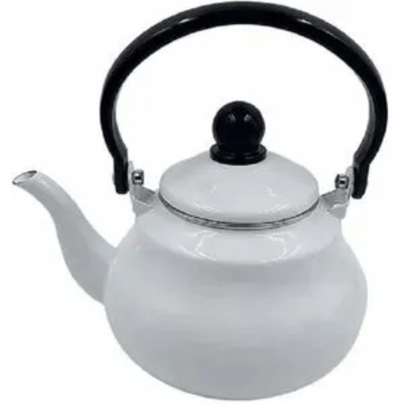 Chaleira Branca Esmaltada 1-5L - Yangzi