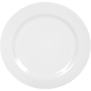 Prato Plastico de Sobremesa Melanine Branco - Yazi