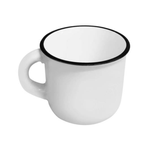 Mini Caneca de Ceramica Branca 60ml - Yangzi