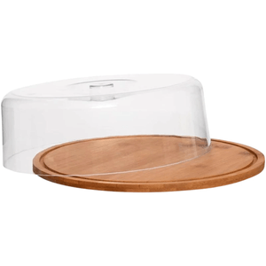 Porta Bolo de Bambu 28cm - Yazi