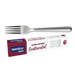 Garfo de Mesa Inox Continental - FRATELLI