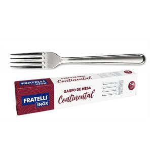 Garfo de Mesa Inox Continental - FRATELLI